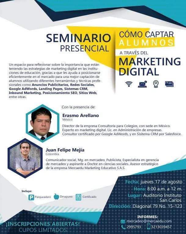 Seminario Marketing Educativo Medellin